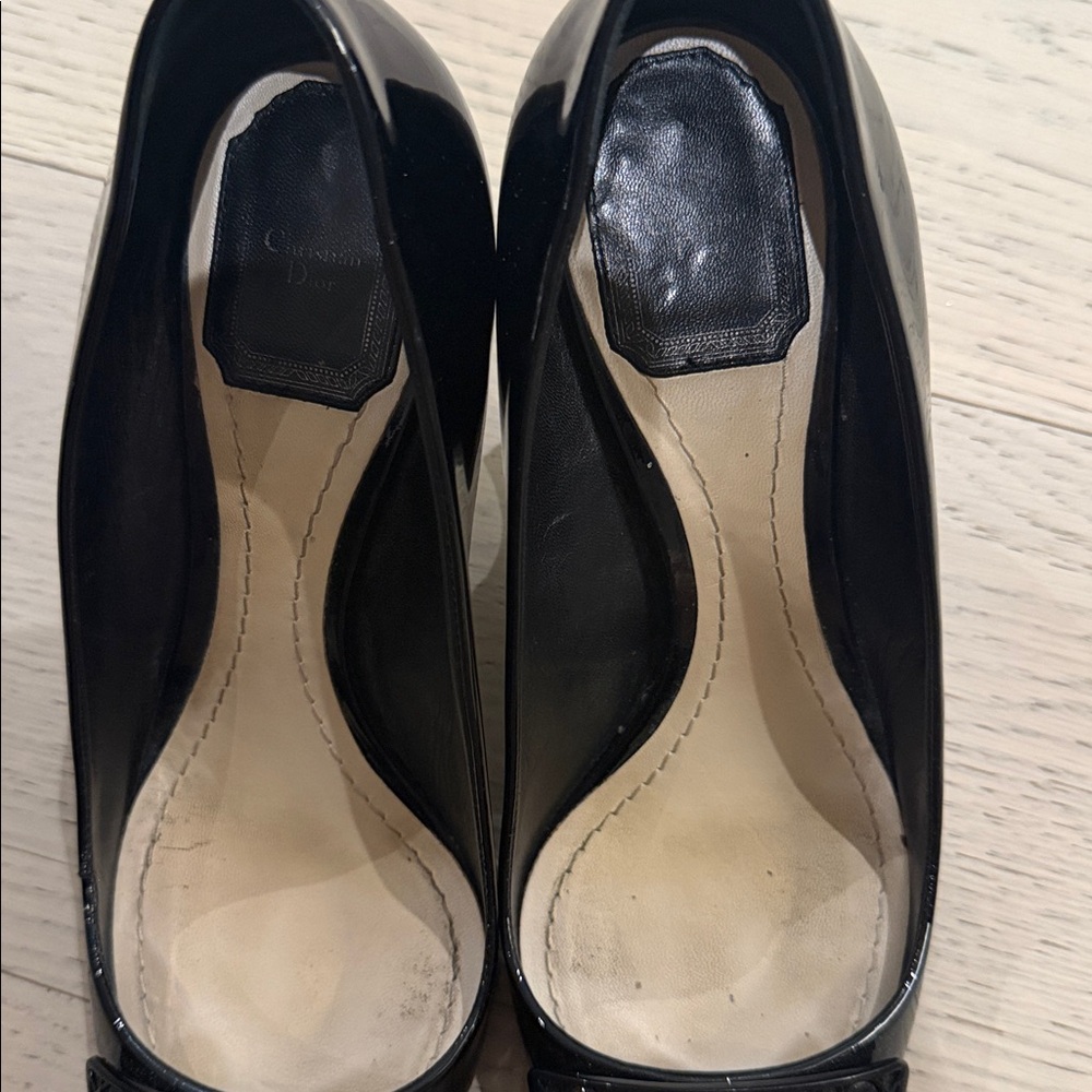 Dior Black Patent Leather Heels - Picture 7 of 7